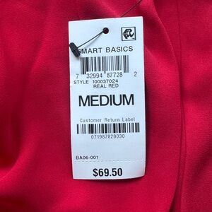 New with Tags - INC by Macy’s Surplice Top - Size Medium in Red
